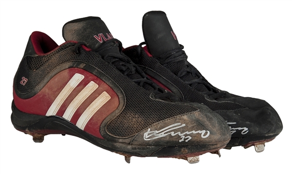 Vladimir Guerrero Game Used and Signed Cleats (PSA/DNA)